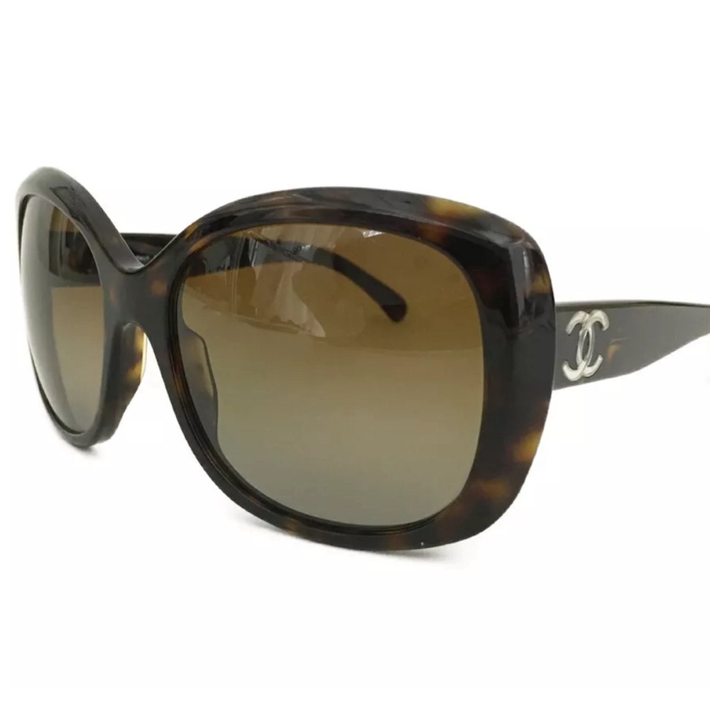 CHANEL 5183 CC Logo Eyewear Sunglasses Brown - Picture 1 of 7